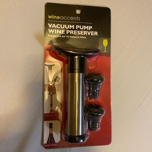 Wine Accents Kitchen Wine Accents Vacuum Pump Wine Preserver Poshmark